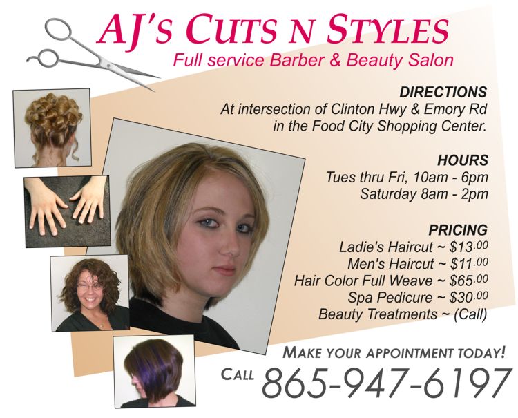 AJ's Cuts N Styles of Knoxville TN